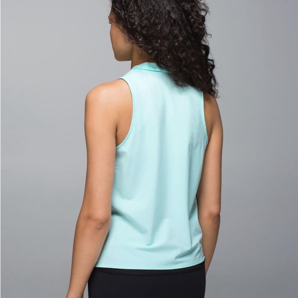 *RARE* Lululemon Rollin' With My Om'ies Tank in Aquamarine Size 8 - Picture 2 of 8